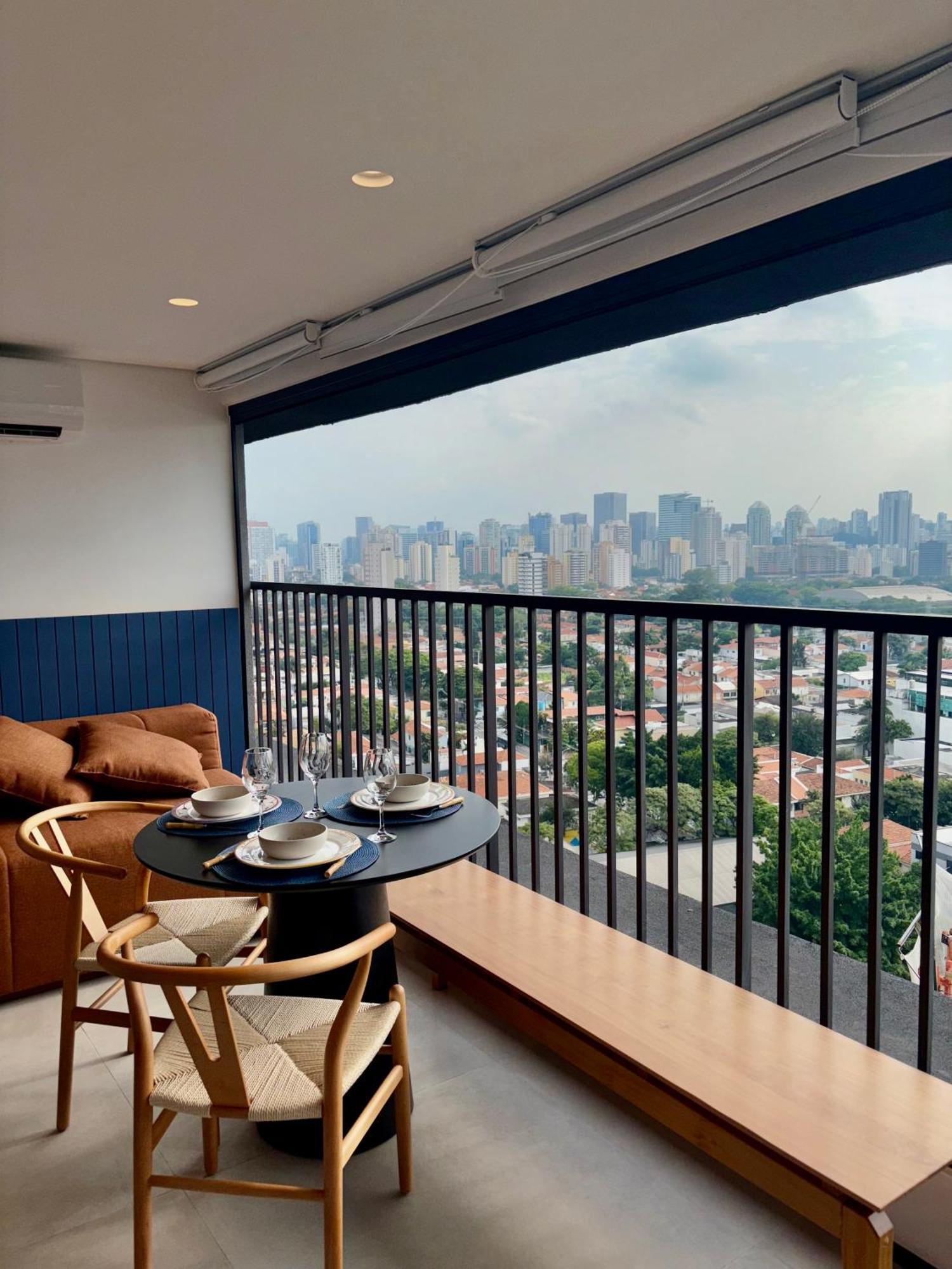 Apartamento Com Estacao De Trabalho E Vista Proximo A Faria Lima E Congonhas Σάο Πάολο Εξωτερικό φωτογραφία